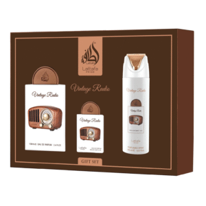 Vintage Radio Gift Set by Lattafa Pride