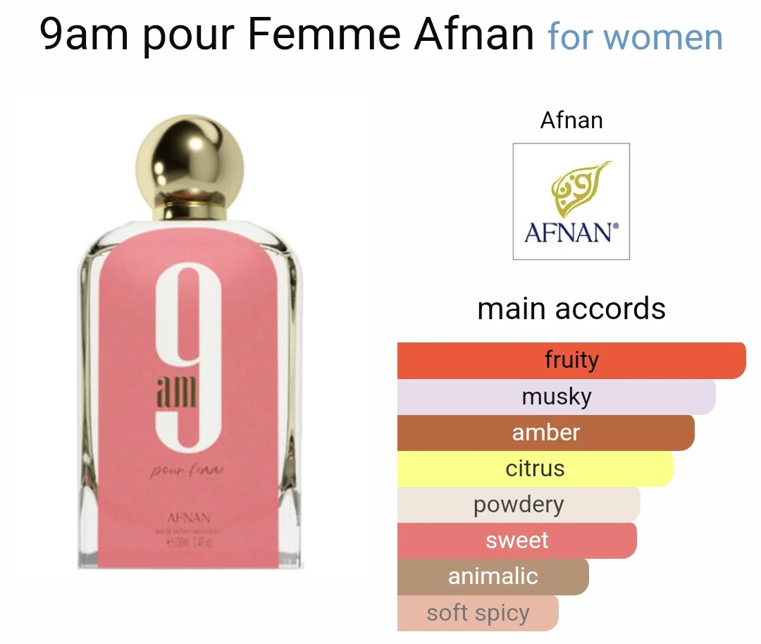 9am pour Femme 100ml by Afnan - Image 2